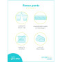 Simple Joys by Carter's 4-Pack Fleece Pants - Infant-and-Toddler-Pants - 4-Pack Fleece Pants - Mixte bébé