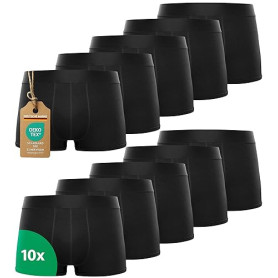 Lot de 10 Boxers Homme en Coton Premium – Caleçons Confortables sans Étiquette – sous-vêtements Respirants S à 4XL