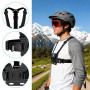 Fulushouxi 5-en-1 Accessoires Kit, Harnais de Poitrine, Fixation Harnais Tete Bandeau, Compatible avec Gopro Hero 9 8 7 6 5, Xia