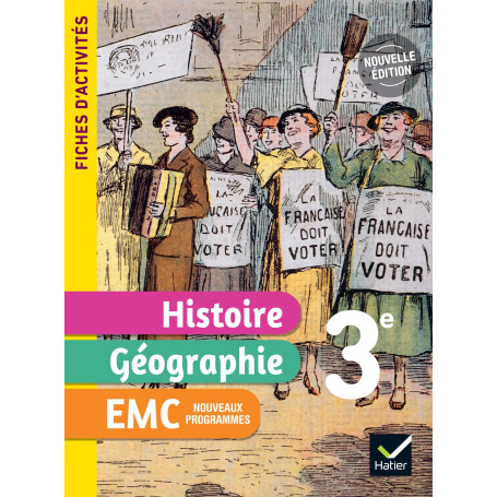 Fiches d'activités Histoire-Géographie-EMC 3e - Ed. 2026 - Cahier élève