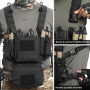 VOTAGOO Protège-poitrine tactique Paintball Chest Rig