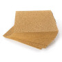 Feuilles de liège auto-adhésives 300 x 300 x 4 mm (15 unités) Plaques en liège isolantes et décoratives pour mur, sol ou bricola