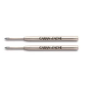 Caran d'Ache Goliath Lot de 2 cartouches de rechange Noir Medium