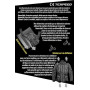 Texpeed Veste moto femme homologué - Manteau blouson en cordura textile imperméable pour femme avec armure de moto CE (EN 1621-1