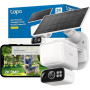 Kit Caméra de Surveillance Tapo C615F 360° avec Éclairage | Caméra de Surveillance Solaire Extérieure avec Batterie | 2K 3MP | D