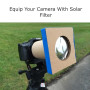 Absolute Eclipse Filtre Solaire Telescope, Jumelles et Appareil Photo | Film Solaire DIY a Decouper pour Eclipse et Photo du Sol