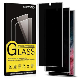 Coiwxmoi Verre Trempé pour Samsung Galaxy S22 Ultra 5G Anti Espion Vitre Protection Ecran Anti-Espion Film Protecteur Écran Dure