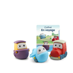 tonies Coffret Mes Premiers, en Voyage, Compatible Toniebox 1 & 2, Personnage Audio, boîte à Histoires Vendue séparément, 1 Ans