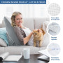 INFANZIA Coussin incliné pour lit, Coussins en Coin Orthopédiques pour Lit - Apnée du Sommeil, Reflux Gastrique, soulèvement des