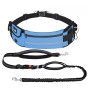 Pecute Laisse Canicross Chien, Harnais Ceinture pour Chien sans Les Mains, Laisse Réfléchissante Anti-Fuite avec Ceinture Lombai