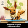 LEGO Pokémon Évoli - Figurine - Set de Construction pour Adulte - Maquette Anime avec Membres, Oreilles & Queue Articulés - Déco