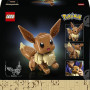 LEGO Pokémon Évoli - Figurine - Set de Construction pour Adulte - Maquette Anime avec Membres, Oreilles & Queue Articulés - Déco