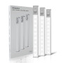 GOODEA Lampe de Placard LED Rechargeable 18cm Sans Fil,3 Pcs Réglette LED Lumiere Armoire Détecteur de Mouvement Pour Armoire à
