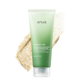 ANUA Heartleaf Nettoyant Visage Moussant – Mousse Nettoyante Acide Salicylique (BHA), Nettoyage Profond des Pores & Points Noirs
