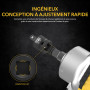 LEXIVON Adaptateur pour impact Réducteur, jeu de 4, 1/2" à 3/8" | 1/4" à 3/8" | 3/8" à 1/4" | 3/8" à 1/2" | Jeu d'adaptateurs de