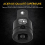 LEXIVON Adaptateur pour impact Réducteur, jeu de 4, 1/2" à 3/8" | 1/4" à 3/8" | 3/8" à 1/4" | 3/8" à 1/2" | Jeu d'adaptateurs de
