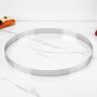 Guowall Cercle à Tarte Anneau à Tarte de PâTisserie Cercle Tartelette, Acier Inoxydable (28 * 28 * 2cm)