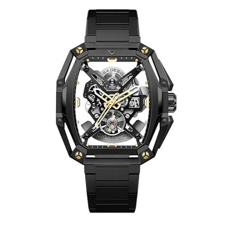 CIGA Design Hunter Montre Automatique Squelette Tonneau Homme