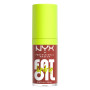 NYX Professional Makeup, Huile à Lèvres Enrichie en Huiles de Mûre, Framboise et Squalane, Applicateur Extra-Large, Hydratation 