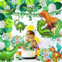 Decoration Ballon Dinosaure Anniversaire, Deco Enfant Ballon Helium 4 Ans, Deco Gateau Dino, Dino Bannière, Dinosaure Thème Déco