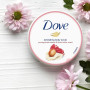 Dove Gommage Crème Douche pour Peau Soyeuse et Lisse - 4 x 225 ml