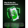 EBL 4PCS Piles Rechargeables 9V 6F22, Piles 9V NiMH 280mAh | Longue Durée de Vie, Idéal pour Les Multimesureurs, Détecteur de
