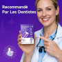 Bande Blanchiment Dentaire Violet, Bandes Blanchissantes pour Dents: 14 Bandes Violettes 7 Paires, Résultat Rapide, Élimine Tach