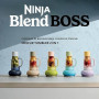 Ninja BlendBoss DB351UKCY – Mixeur personnel avec gobelet de voyage amovible, 3 modes prédéfinis automatiques, Cyberspace DB351U
