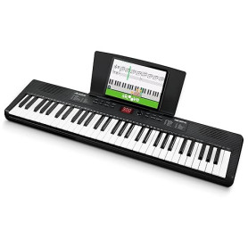 Alesis Melody 61 Piano Numérique 61 Touches pour Débutants avec Haut-Parleurs, Pupitre pour Partition ou Tablette, 300 Sons et d
