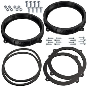 AERZETIX - Kit de 2 adaptateurs de haut-parleurs Ø200 mm | compatibles avec Audi A3 8V/8Y Pre-Facelift, A6 4G, Q5 8R2 Facelift,