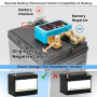 Disjoncteur de batterie 12 V avec télécommande, disjoncteur de batterie 12 V 240 A avec 2 télécommandes Kill Switch anti-vol pou