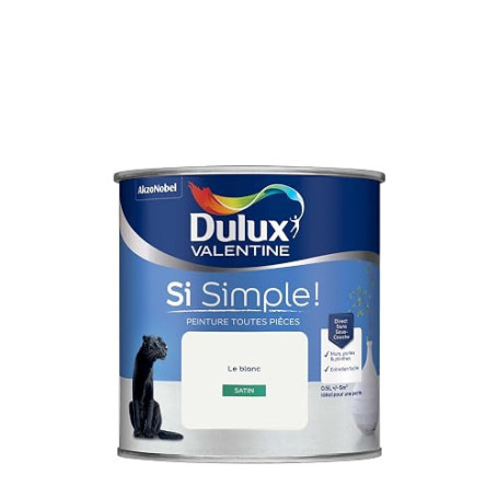 Dulux Valentine Peinture Si Simple Peinture Intérieure Toutes Pièces - Peinture Mur et Plafond, Porte et Plinthe - Couleur: Le B