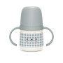 Suavinex, Tasse Apprentissage Bébé, Biberon avec Poignées, Brillent dans le Noir, avec Bec Anti-fuites en Silicone, avec Valve A