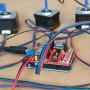 Tiardey Kit de Carte d'extension CNC Shield V3.0 avec 4 Pilotes de Moteur Pas à Pas DRV8825 et dissipateurs Thermiques, 10 Capuc
