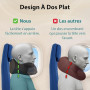FLOWZOOM Comfy Oreiller de Voyage en Mousse à Mémoire de Forme pour Avion et Voiture – Coussin pour Avion Réglable, Soutien à 36
