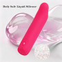 Trustown Petit vibromasseur pour femmes Mini vibromasseur clitoridien étanche Entièrement en silicone 10 modes Masseur pour doig
