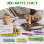 AF® Lot de 120 étuis à monnaie (8 x 15 étuis) | 15 rouleau piece de monnaie 1 euro + 15 rangement pieces de monnaie 2 euros... |