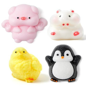 JOYIN Lot de 4 jouets à écraser pour adultes et enfants Motif tabac Squishies