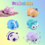 ANBOOR Lot de 6 Squishies en mousse - Jouets en forme d'animaux - Chat, Chien, Koala, Panda - Jouets à décompression lente pour