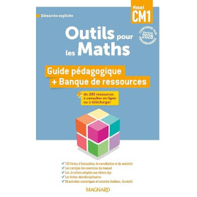 Outils pour les Maths CM1 (2026) - Guide pédagogique du Manuel + Banque de ressources