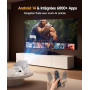 Magcubic HY350Max Videoprojecteur 4K 8K Supporté, Projecteur Video 1080P Natif, Android 14 Retroprojecteur WiFi 6, BT 5.4, 600 A