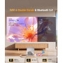 Magcubic HY350Max Videoprojecteur 4K 8K Supporté, Projecteur Video 1080P Natif, Android 14 Retroprojecteur WiFi 6, BT 5.4, 600 A