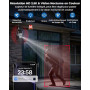 WESECUU Camera Surveillance WiFi Exterieure sans Fil Solaire 2.5K 4MP avec Panneau Solaire 5W, 2K QHD, Batterie 8000mAh, 2.4G et