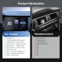 Haudio Autoradio 2 DIN CarPlay et Android Auto sans Fil avec 7‘’ Écran Tactile HD,avec Camera de Recul,Bluetooth,Mirror Link, AU