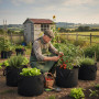 Lot de 10 sacs de plantation de 10 gallons pour légumes, sacs de plantation pour le jardin, pots de plantes épais et respirants 