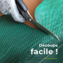 Toile de paillage tissée 130g/m² - Rouleau - Géotextile Anti-Mauvaises Herbes Haute résistance - Coloris Vert - Usage Jardin, al