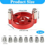 Kit de centrage pour le travail du bois, Guide de perçage vertical en aluminium avec douilles 3 à 10 mm, Gabarit de perçage préc