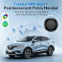 Traceur GPS pour Véhicules, 2PCS Magnétique Smart Tag Tracker Android et iOS, Localisateurs D’Objets Traceur GPS sans Abonnement