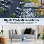 Traceur GPS pour Véhicules, 2PCS Magnétique Smart Tag Tracker Android et iOS, Localisateurs D’Objets Traceur GPS sans Abonnement