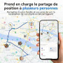 Traceur GPS pour Véhicules, 2PCS Magnétique Smart Tag Tracker Android et iOS, Localisateurs D’Objets Traceur GPS sans Abonnement